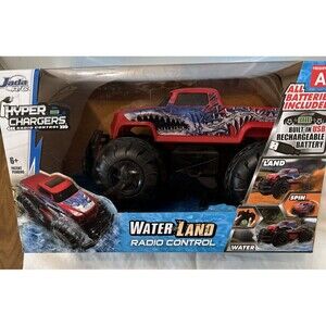 Jada Toys HyperChargers Truck Water & Land  R/C Vehicle  Super Rare NIB Untested